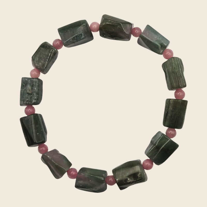 Watermelon Tourmaline Bracelet